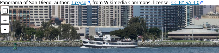 User has zoomed on the boat near the center of the picture