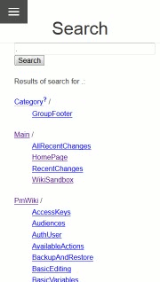 CMS Search Results (wiki version for authors)