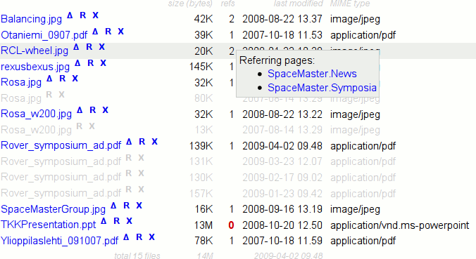 example Attachtable output example Attachtable output